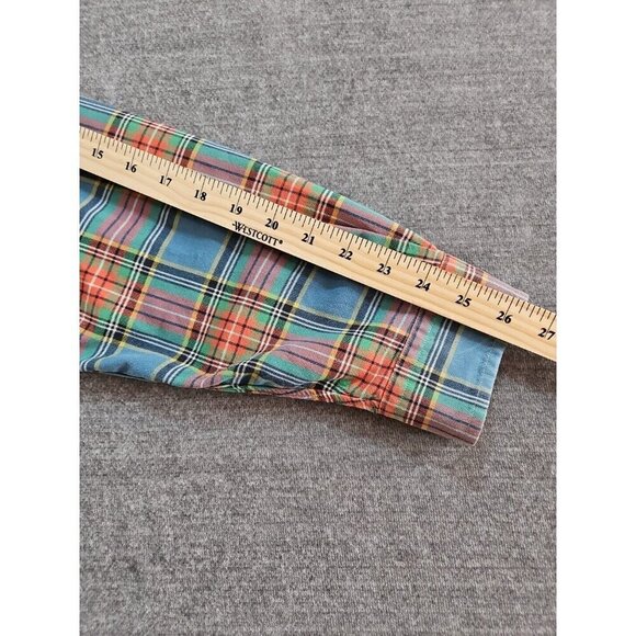 Ralph Lauren Shirt Mens 2XB Red Green Plaid LS Pony Button Down Classic Cotton - Picture 9 of 14